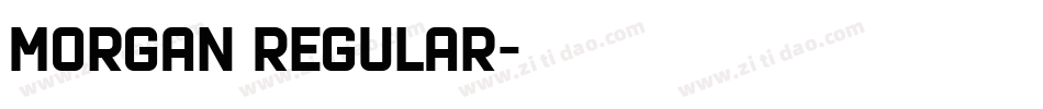 Morgan Regular字体转换